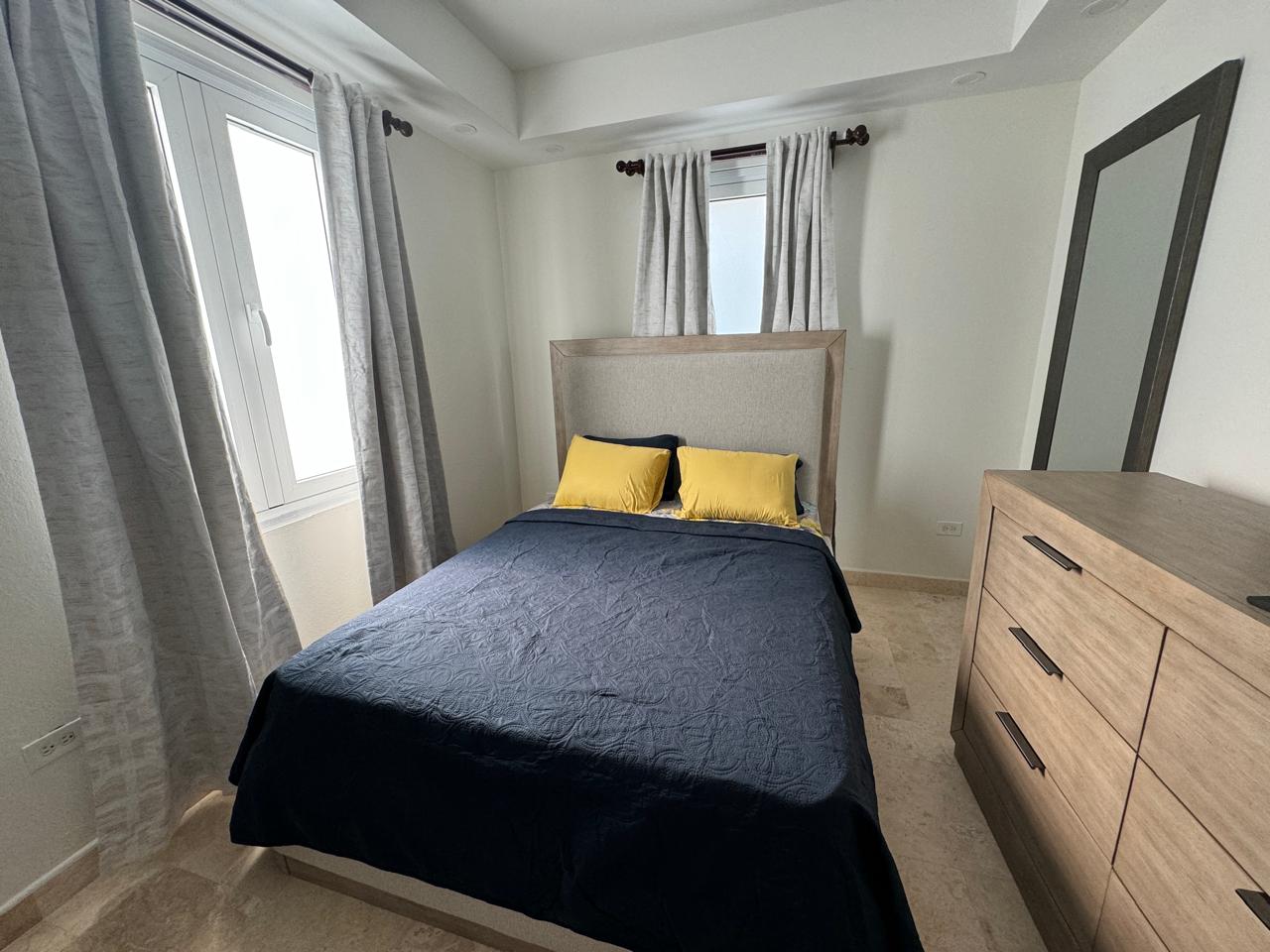 RH-472 Luxury Apartment for Rent in Rouges Bay, BVI – Spacious 3-bedroom unit with modern amenities. Bedroom